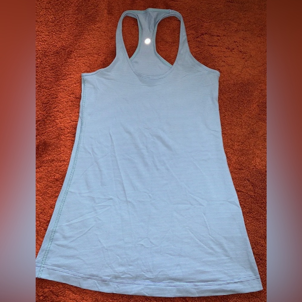Lululemon Blue And Purple Racerback Striped Tank Top *See Description*